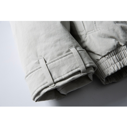 パテッド　スタンドカラー　ライダースジャケット　N1011