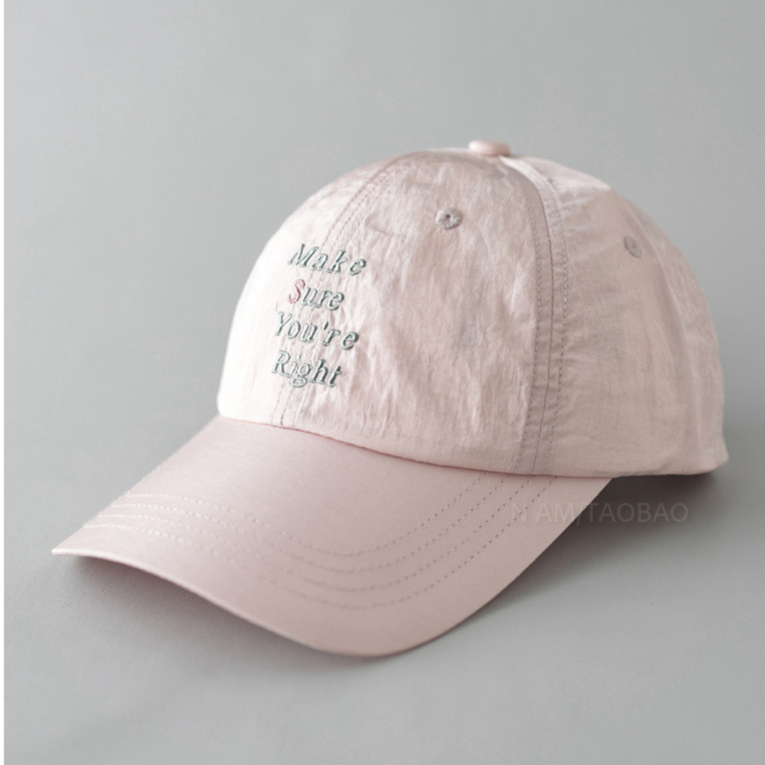 [Make sure you're right] 6 panel cap N476