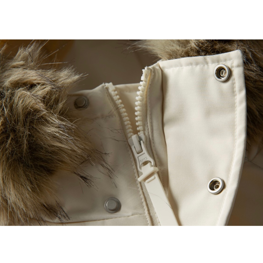 ホワイトダウン　保温ライナー　ファーフード　ジャケット　N899