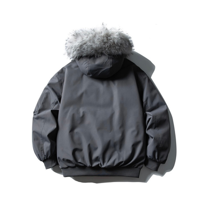 ホワイトダウン　保温ライナー　ファーフード　ジャケット　N899