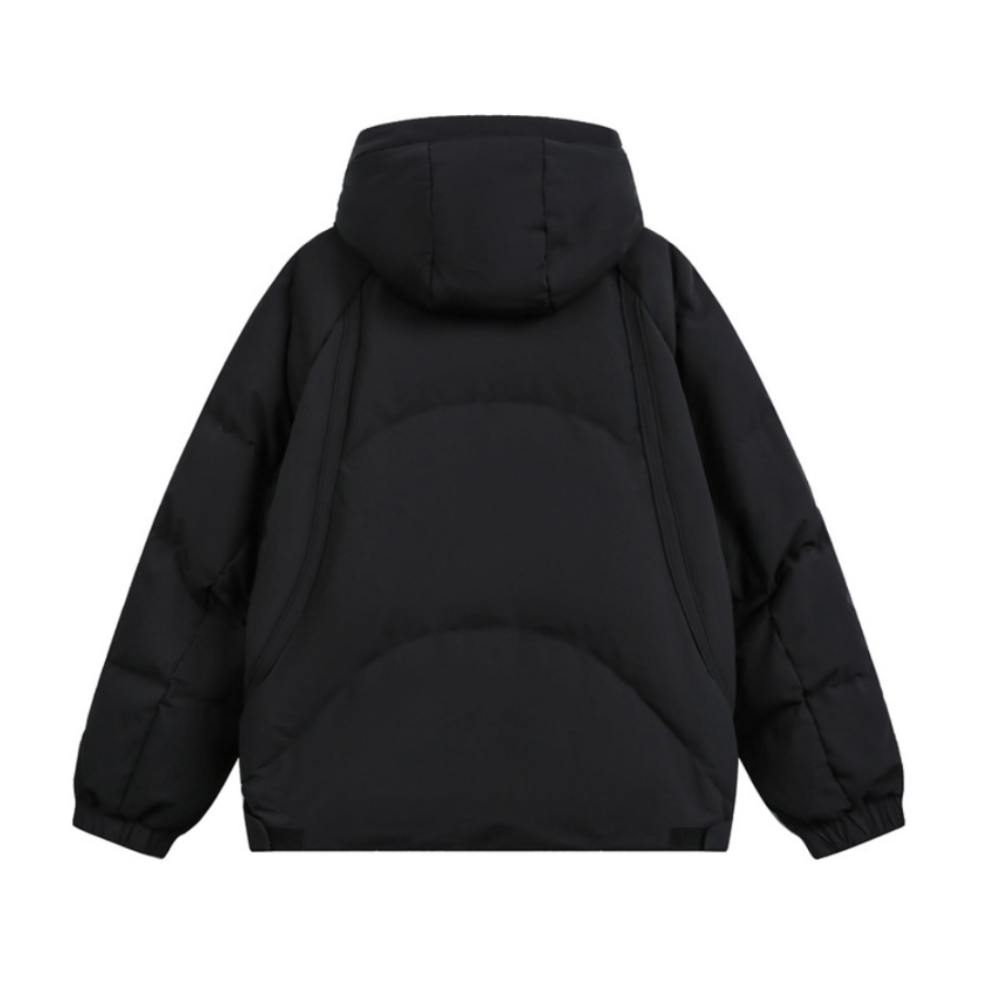 ダウン　ハイネックフード　ジャケット　N954