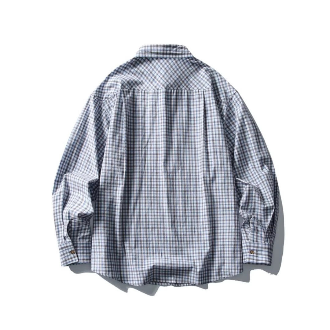 トラディショナルチェック　ブロードシャツ　N1059