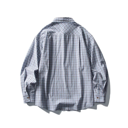 トラディショナルチェック　ブロードシャツ　N1059