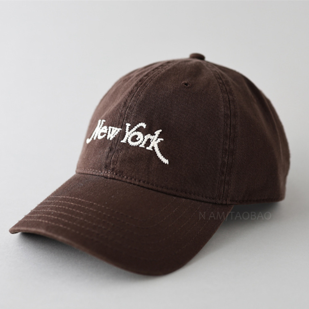 【New York】6パネル　キャップ　N474
