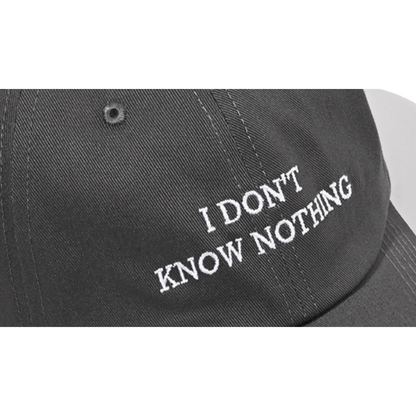 【I don't know】ロゴキャップ　N1300