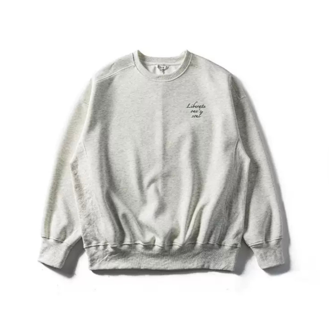 レターロゴ　クルーネックスウェット　N1225