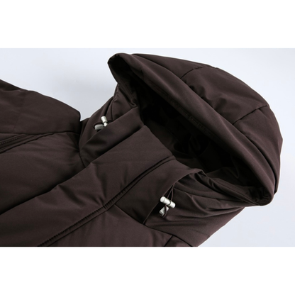 ダウン　ハイネックフード　ジャケット　N954