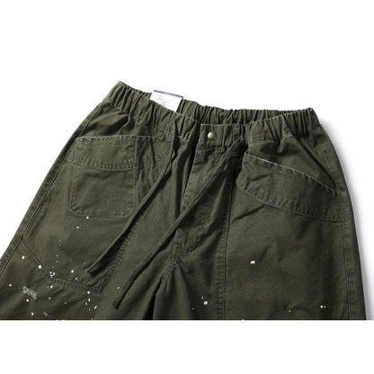 ペイント　ヘビーコットン　ショートパンツ　N489