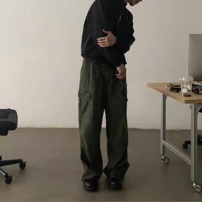 フェードコットン　カーゴパンツ　N1001