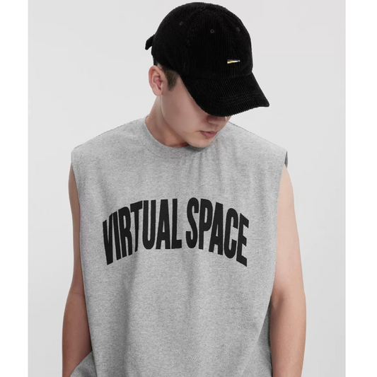 【VIRTUAL SPACE】ノースリーブ　Tシャツ　N490