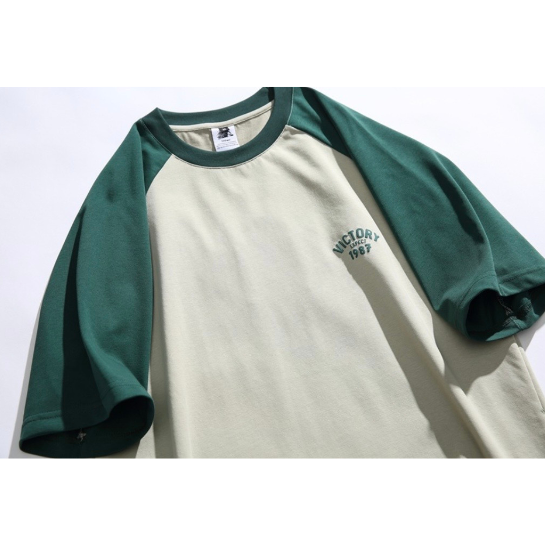 カレッジプリント　ラグランスリーブ　Tシャツ　1597