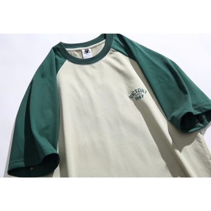 カレッジプリント　ラグランスリーブ　Tシャツ　1597