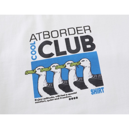 ダックプリント　長袖Tシャツ　N700