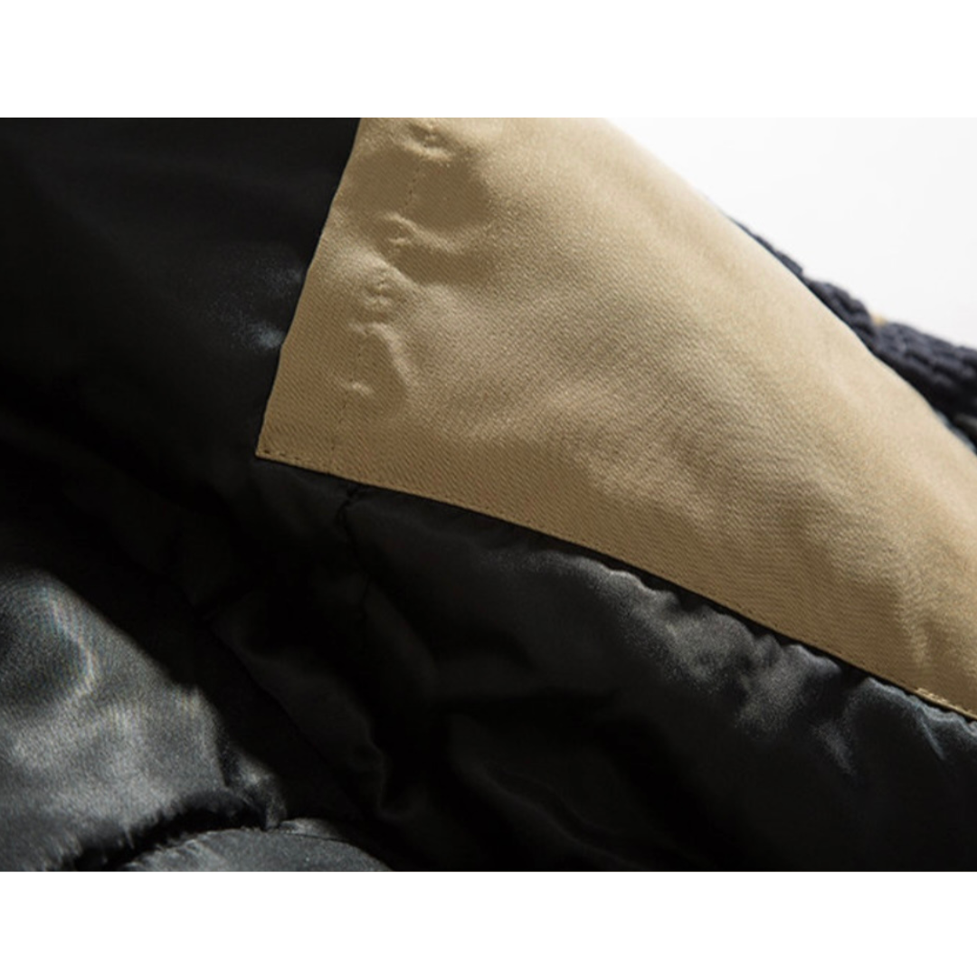 Fake Layered Hooded Jacket N812