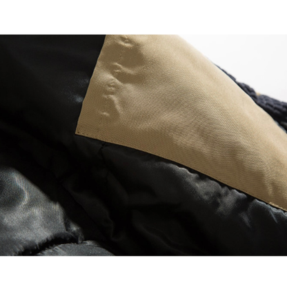 Fake Layered Hooded Jacket N812