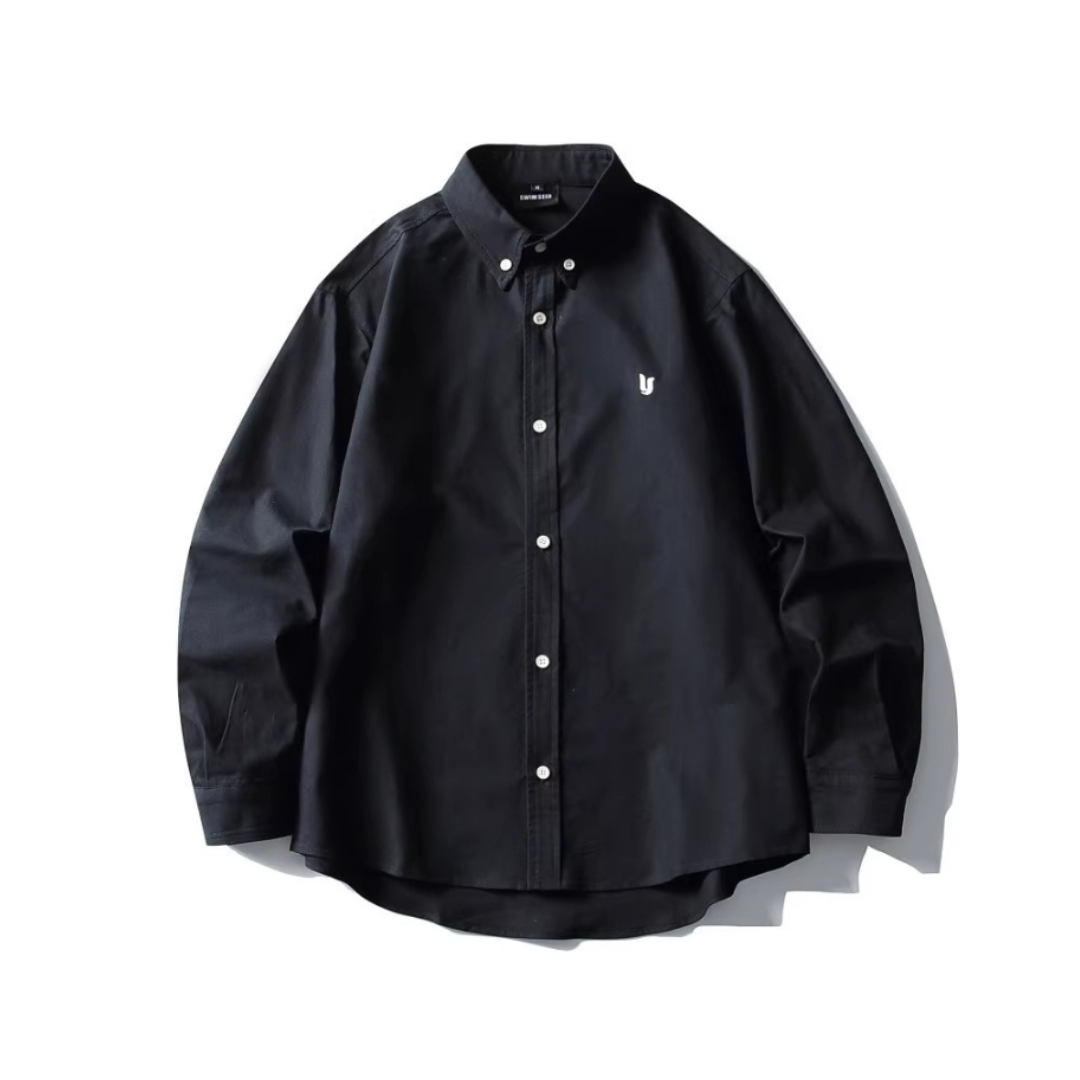 ワンポイント刺繍　ブロードシャツ　N1062