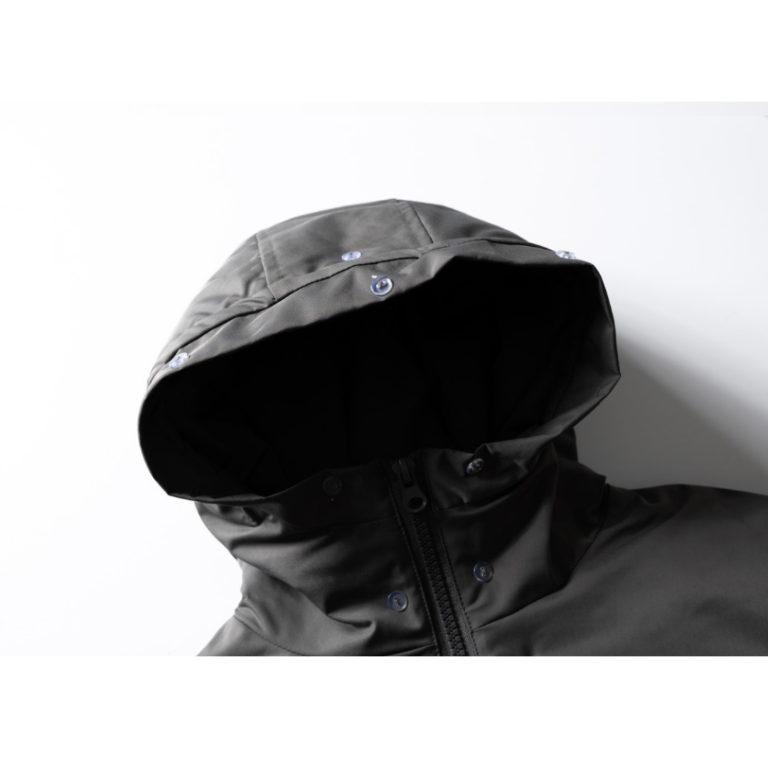 ホワイトダックダウン　ファー付きフードジャケット　N885