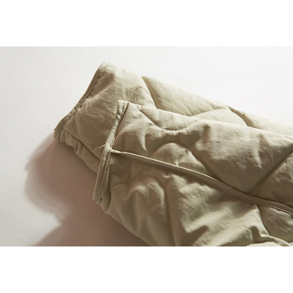 キルティング　リブカラージャケット　N905