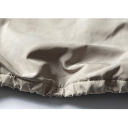 フリースライナー　バイカラー　フードジャケット　N896