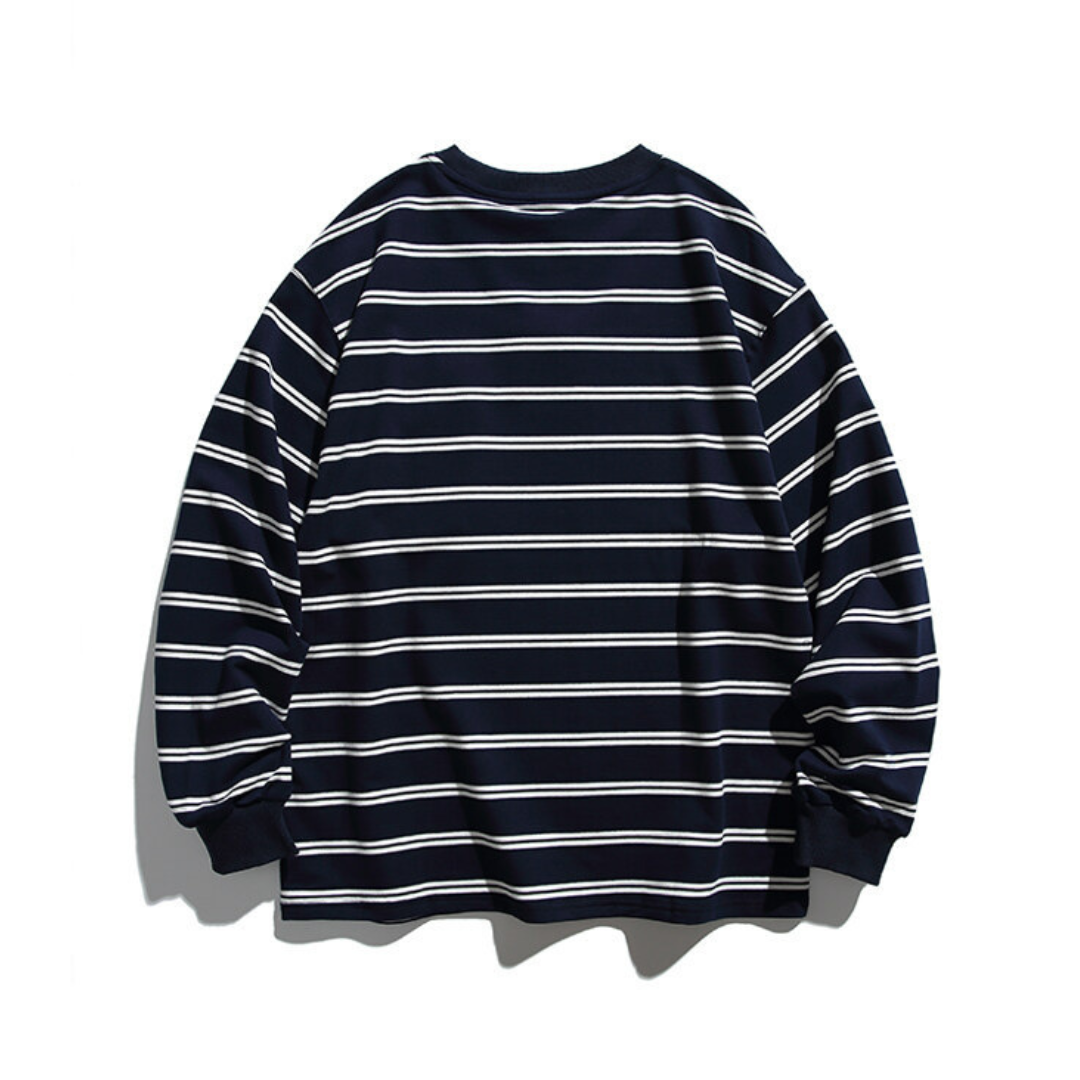 ユーティリティポケット　ボーダー長袖Ｔシャツ　N629