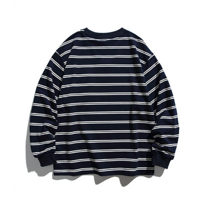 ユーティリティポケット　ボーダー長袖Ｔシャツ　N629