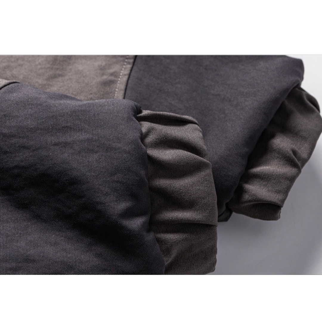 ライナーキルティング　バイカラー　フードジャケット　N911