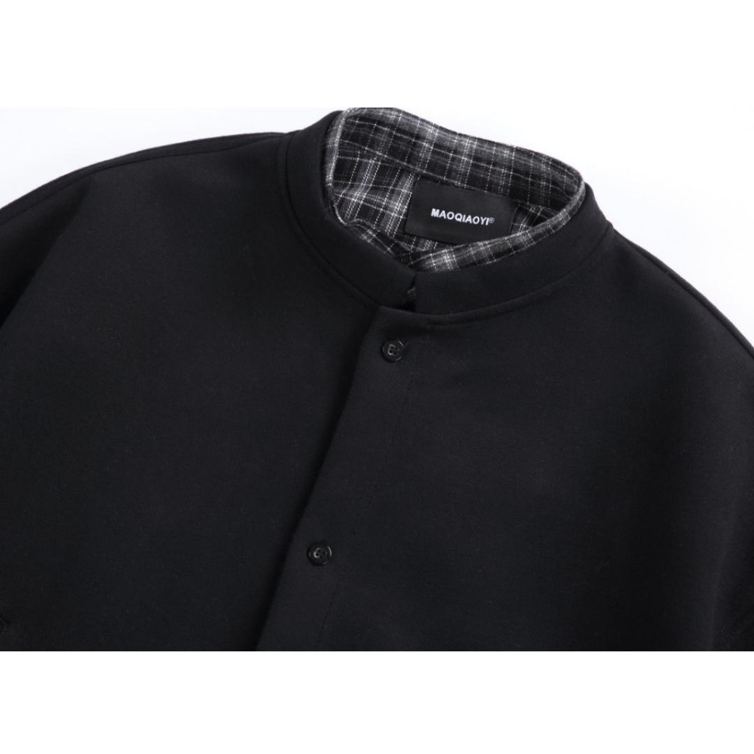 フェイクレイヤード　スウェットカーディガン　N1264