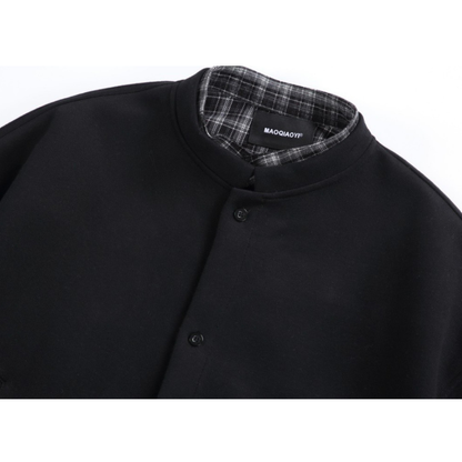 フェイクレイヤード　スウェットカーディガン　N1264