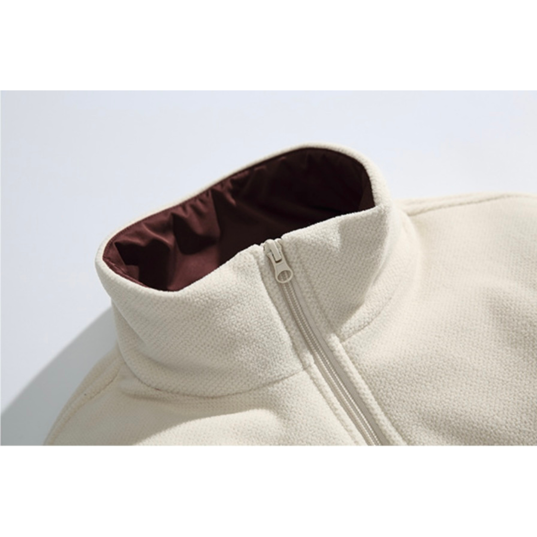 起毛PE　パテッド　スタンドカラージャケット　N946