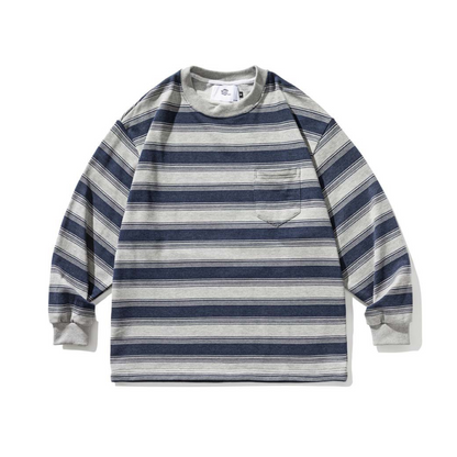 マルチボーダー　ロングスリーブ　Tシャツ　N134