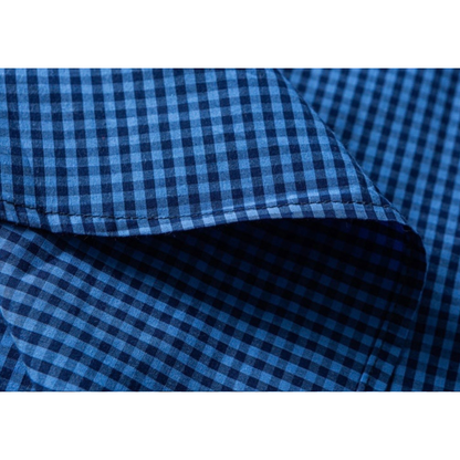 ブロード　ギンガムチェック　ボタンダウンシャツ　N1226