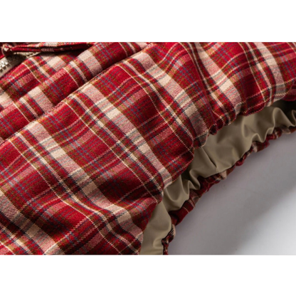 リバーシブル　スタンドカラー　パテッドベスト　N909