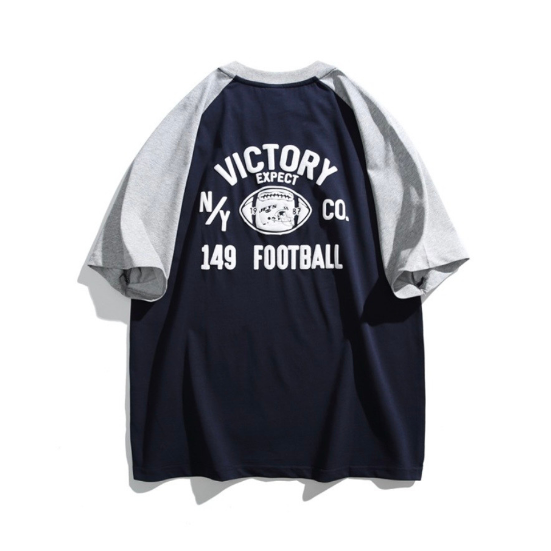 カレッジプリント　ラグランスリーブ　Tシャツ　1597