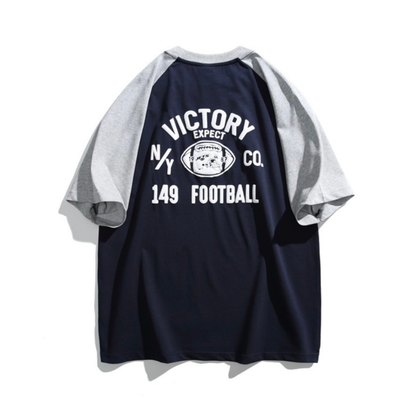 カレッジプリント　ラグランスリーブ　Tシャツ　1597