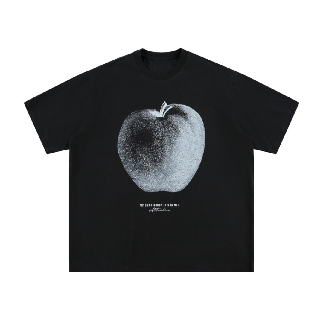モノトーン　アップル　Tシャツ　N1579