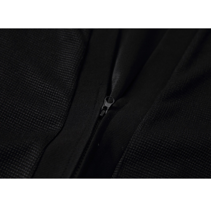 ストレッチポリエステル　ジップカーディガン　N1091