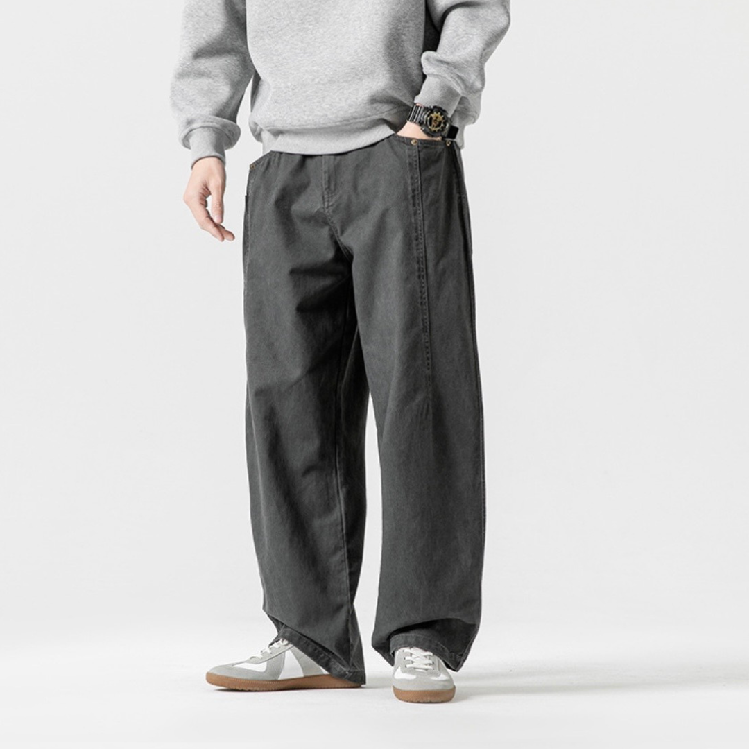 ステッチタック　チノ　ワイドパンツ　N1240