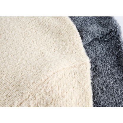 ブークレ　ハーフジップ　ニット　N931