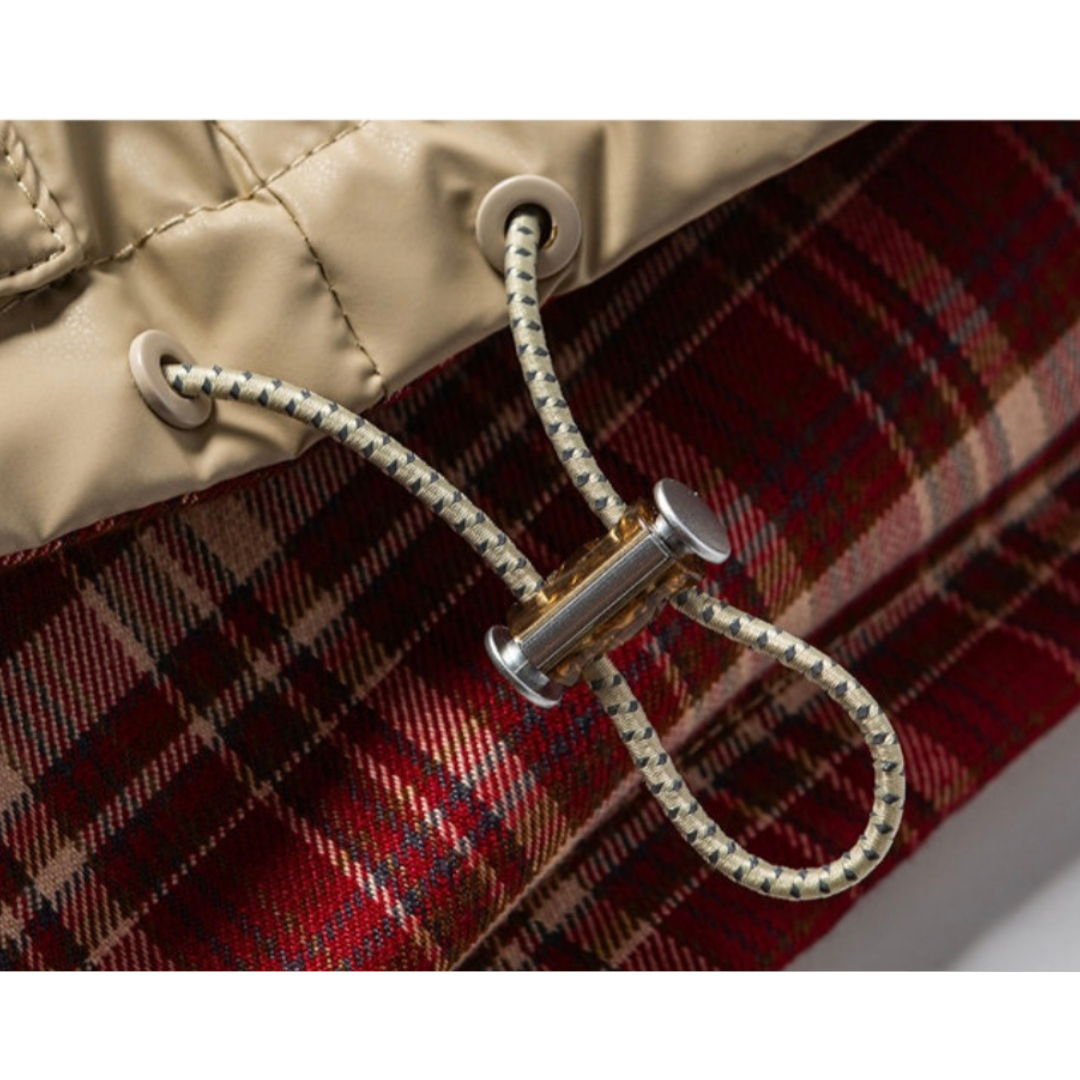 リバーシブル　スタンドカラー　パテッドベスト　N909