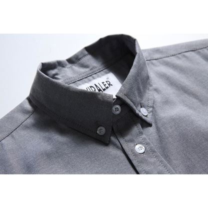 コットンポリエステル　ボタンダウンシャツ　N1229