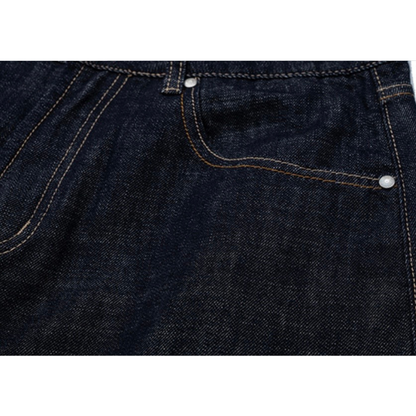ムラ糸デニム　ワイドパンツ　N1293