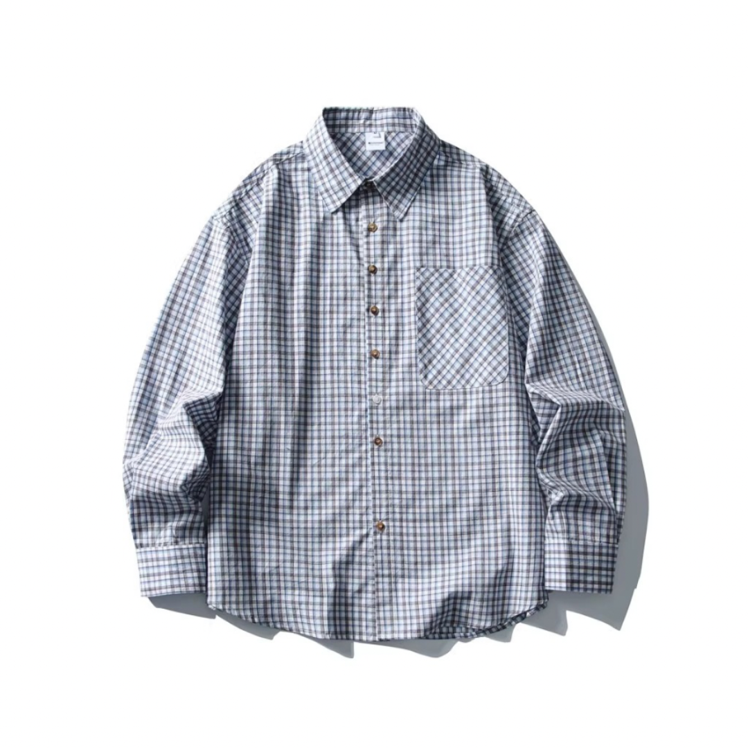 トラディショナルチェック　ブロードシャツ　N1059