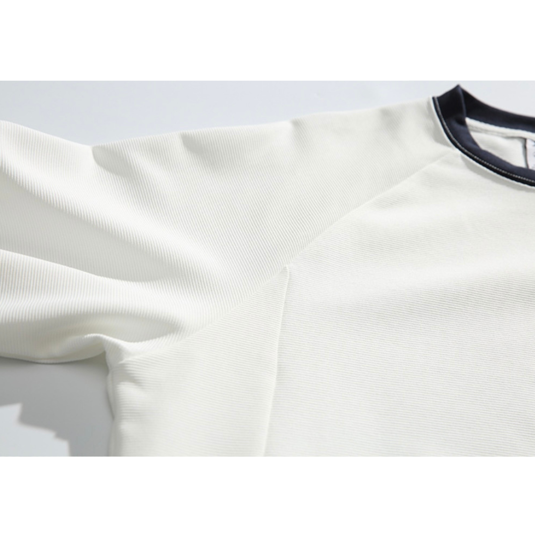 ストレッチ　バイカラー長袖Ｔシャツ　N1088