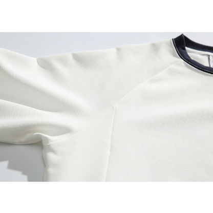 ストレッチ　バイカラー長袖Ｔシャツ　N1088