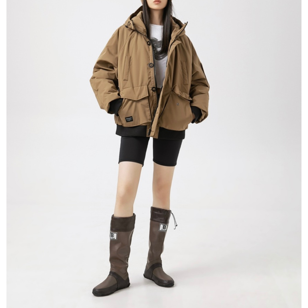 900FPダウン　ユーティリティ　フードジャケット　N952