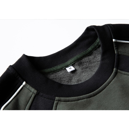 スリーブライン　クルーネックプルオーバー　N898