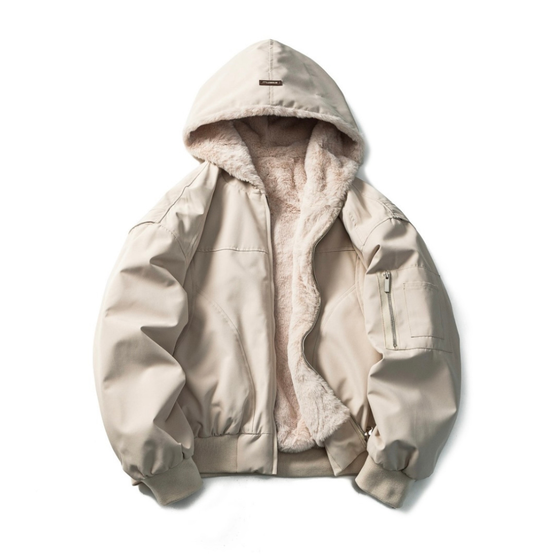 リバーシブル　ファーフリース　ジャケット　N979