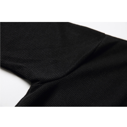 ストレッチポリエステル　ジップカーディガン　N1091