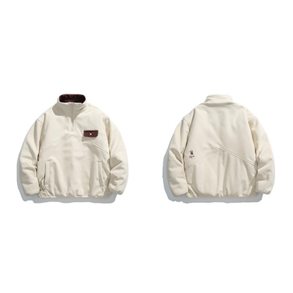 起毛PE　パテッド　スタンドカラージャケット　N946