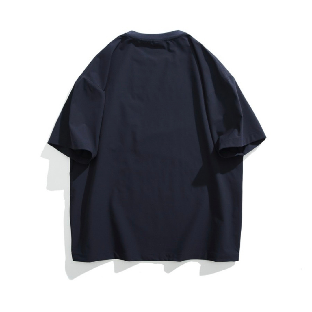 バイカラースリット　ストレッチナイロン　Tシャツ　N1582